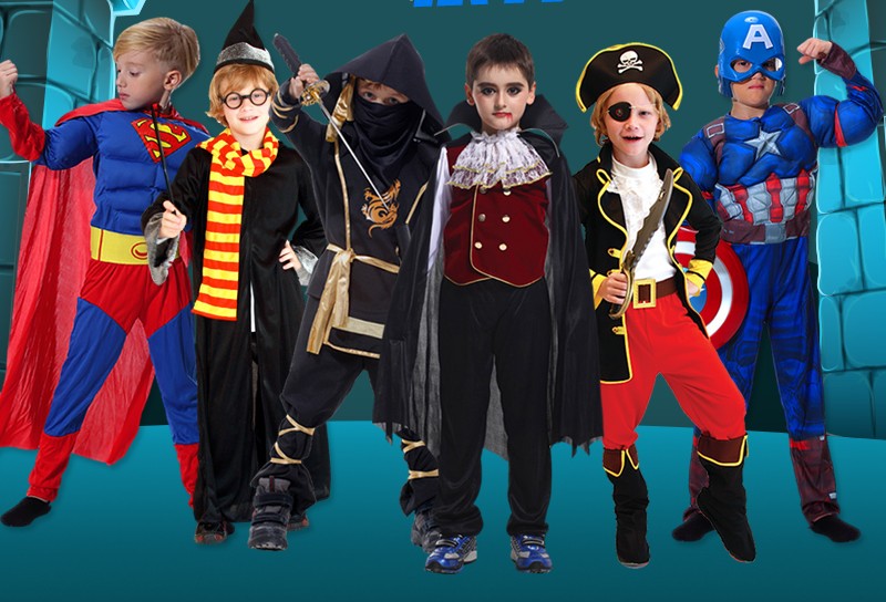 Full Set Exciting Halloween Costume for Boys - Theone Apparel