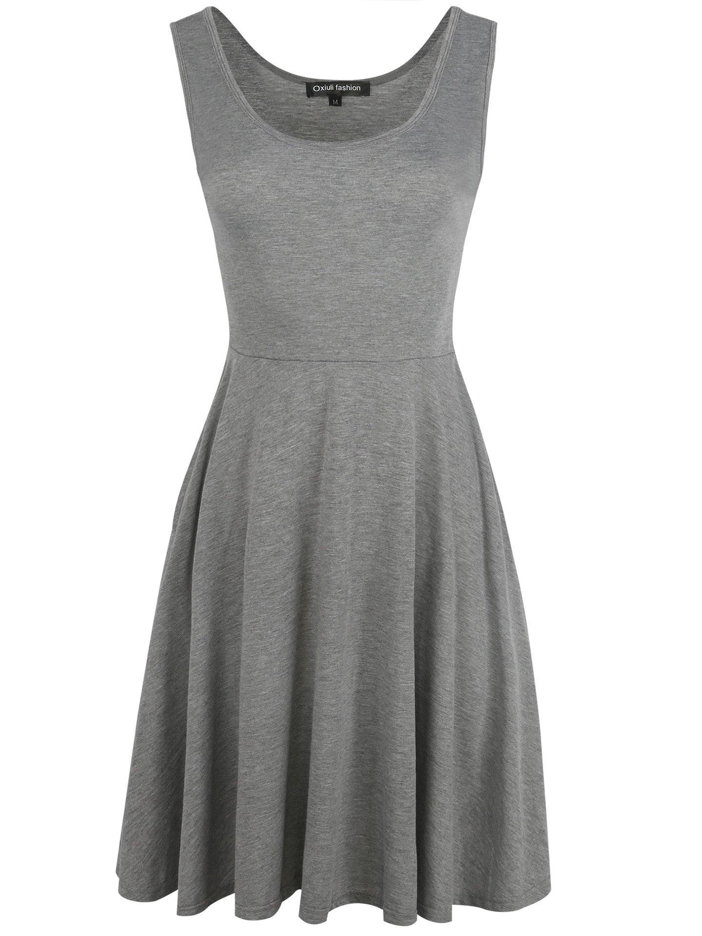 Double Scoop Tank Sleeveless Dress