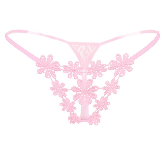 Flores Frente G String Panty