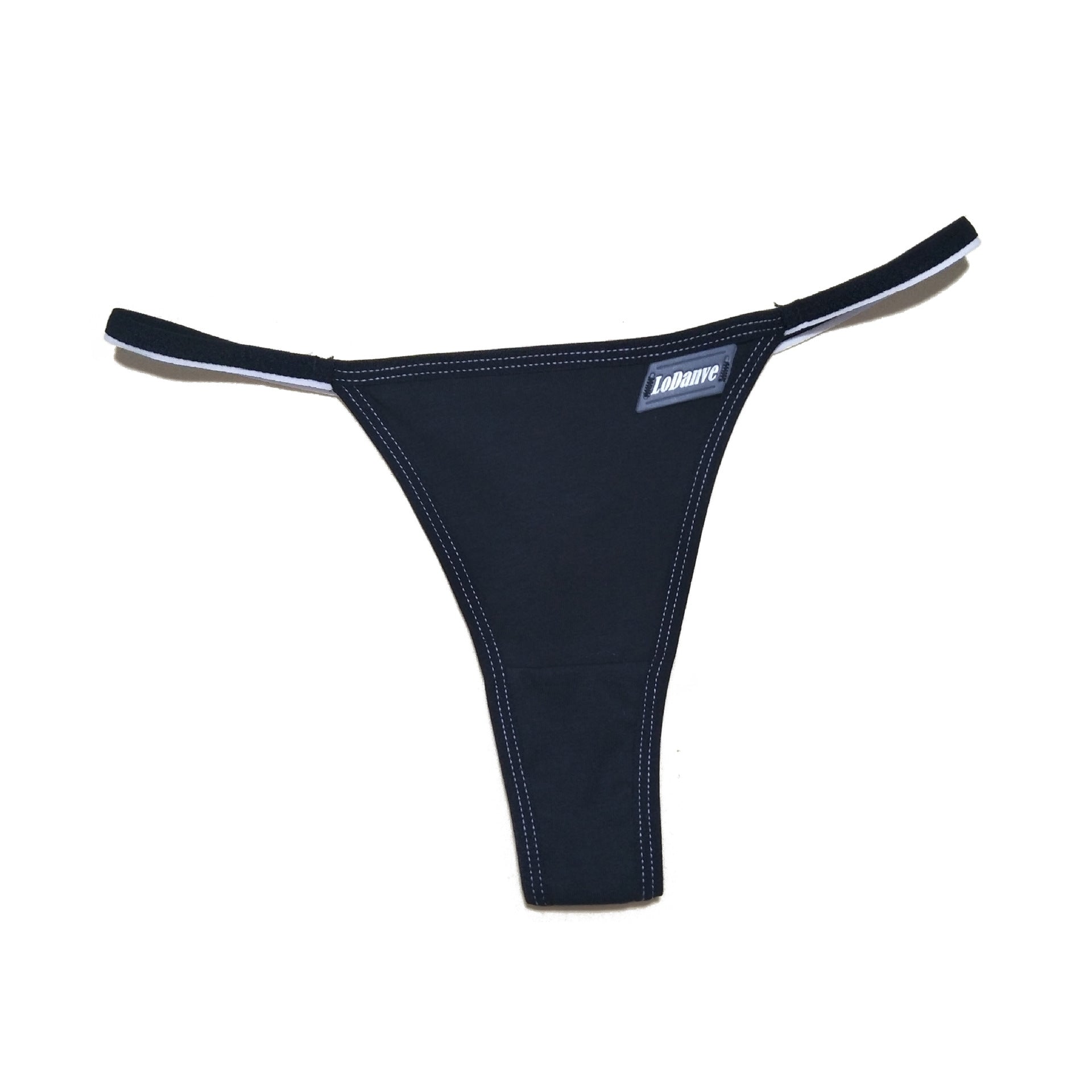 Simple Scalloped Edge Thong Panty