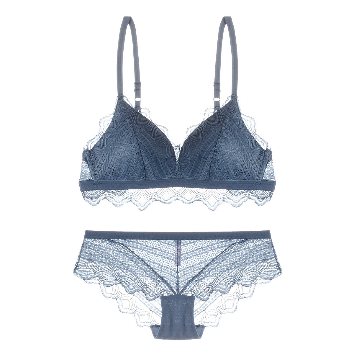 Patroon -statement Bra en panty set