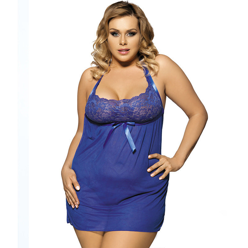 Plus size kant- en boog lijfje jurk