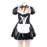 Plus Size French Maid Roleplay Ruffle Dress