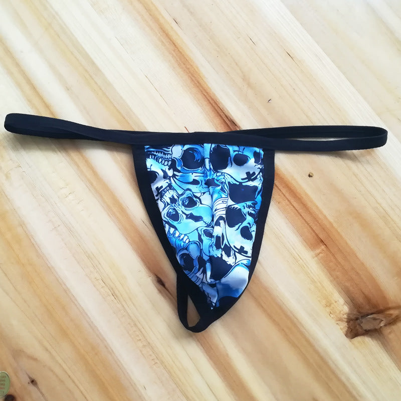 Skulls and Lace Front Thong