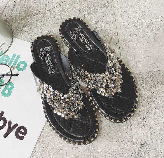 Sequin Spectacular Flipflop Sandals