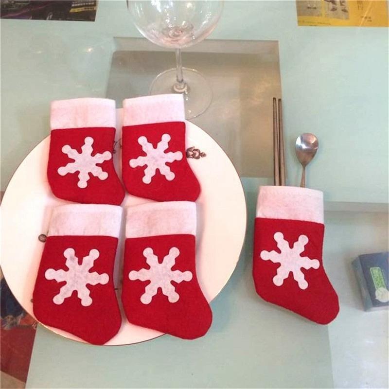 Christmas Stockings Dinnerware Party Decorations - Theone Apparel
