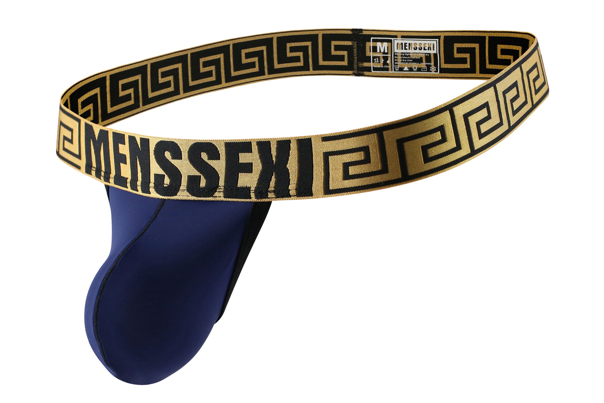 Colorful Silk Thongs-Blue-Theone Apparel