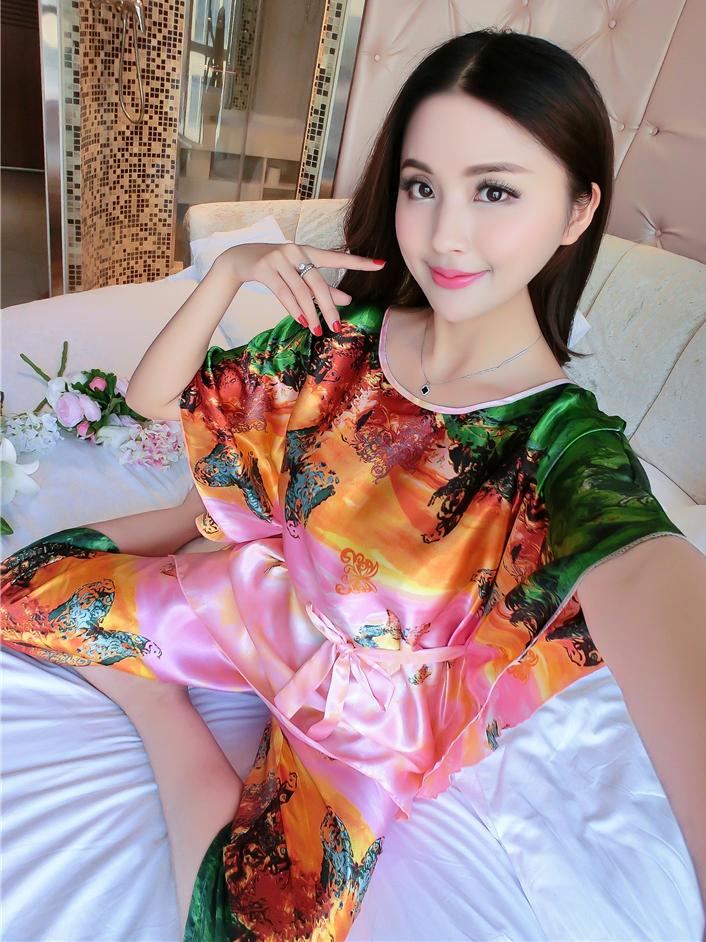 Colorful Kimono Top PJ Set - Theone Apparel