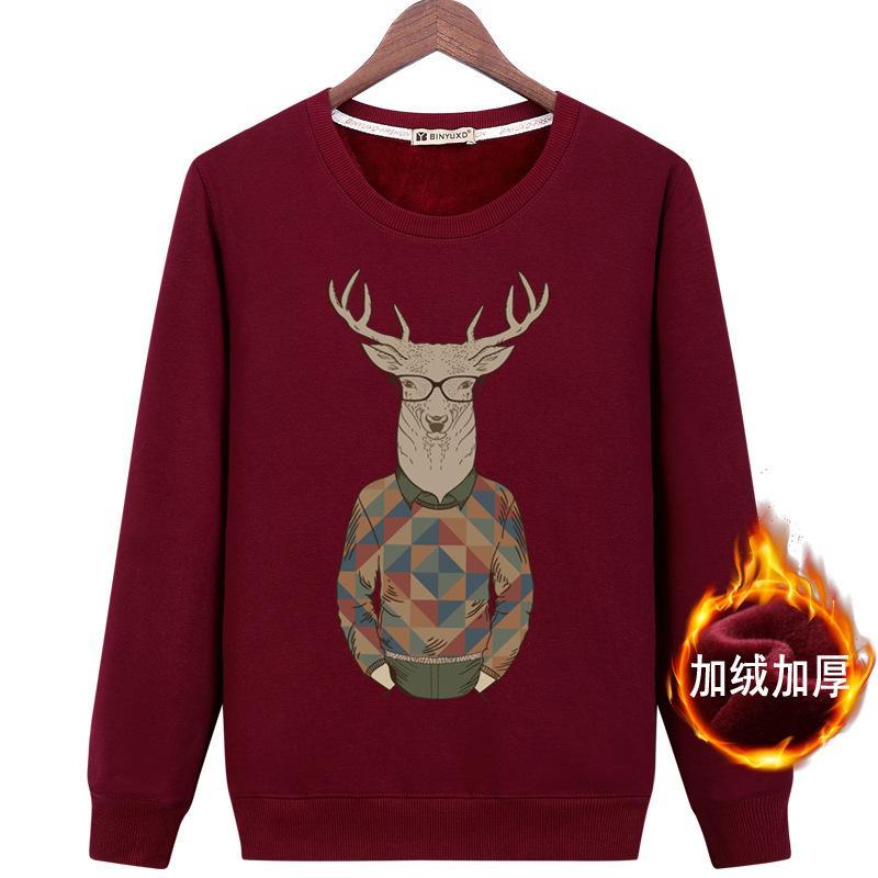 Deer With Hipster Glasses Sweater - Theone Apparel