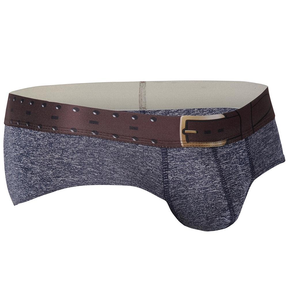 Elastic Faux Belt Waist Trunk - Theone Apparel