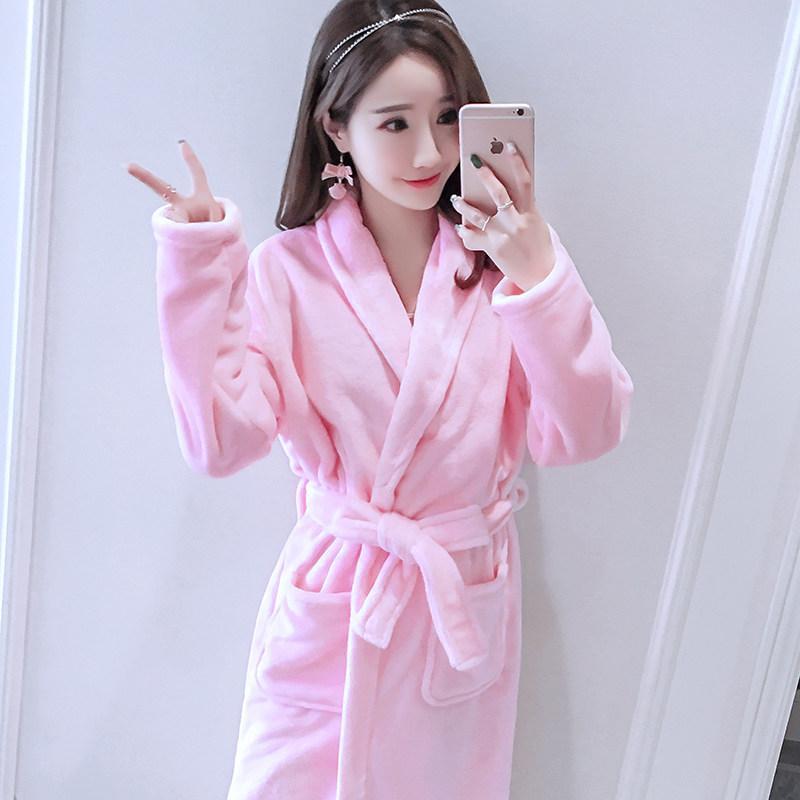 Extra Plush Tie-Front Bath Robe - Theone Apparel