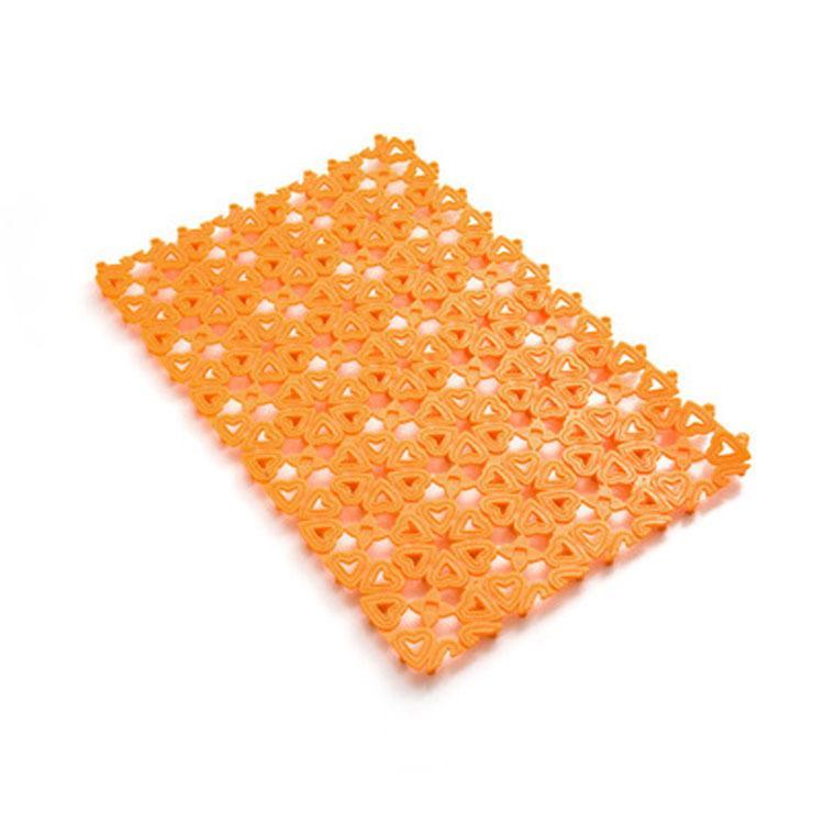 Extra Thick Nonslip Bubble Bath Mat-Orange-Theone Apparel