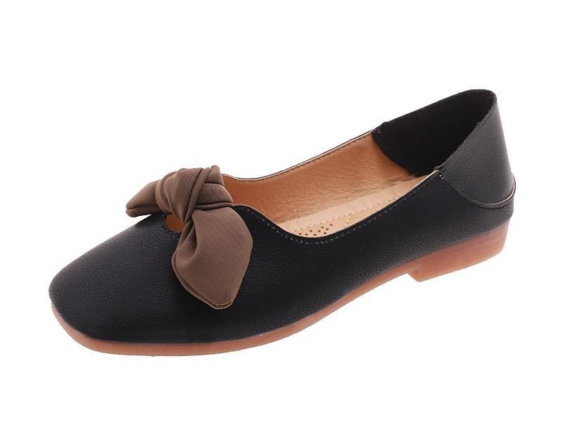 Floppy Bow Cushion Sole Ballet Flats - Theone Apparel