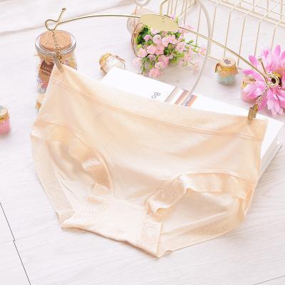 Flowery Trim Tummy Tuck Panty-Nude-Theone Apparel