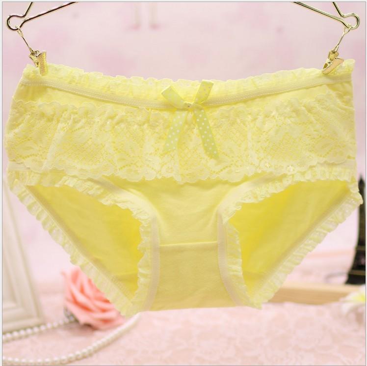 Girly Lace and Ruffles Bikini Panty - Theone Apparel