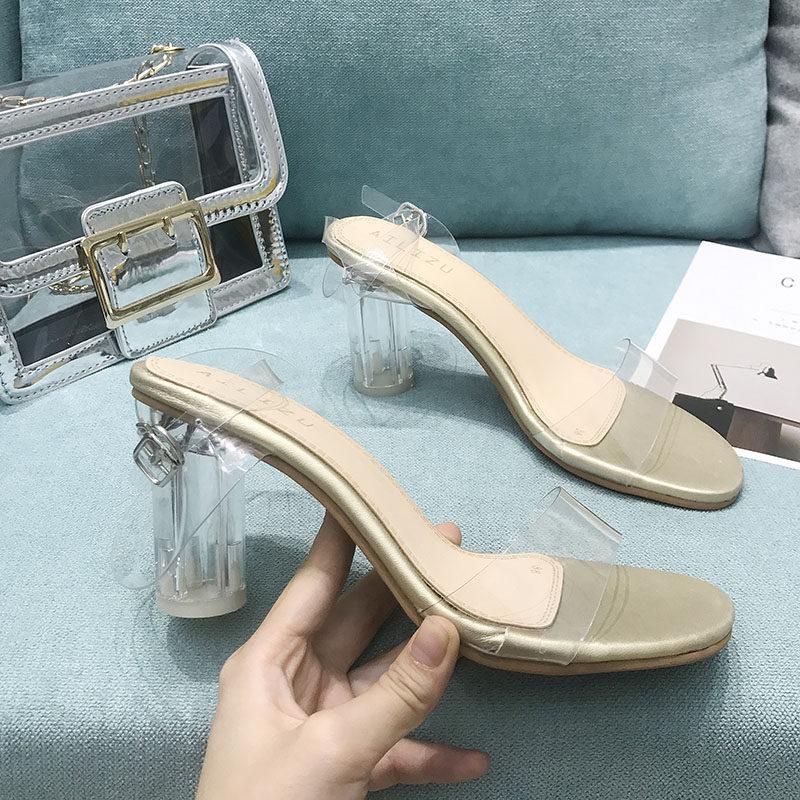 Transparent Clear Illusion Pump Heels