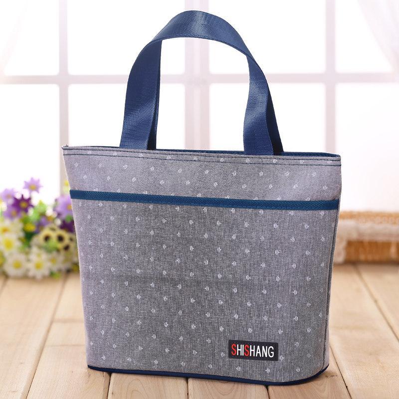 Large Preppy Print Tote Bag