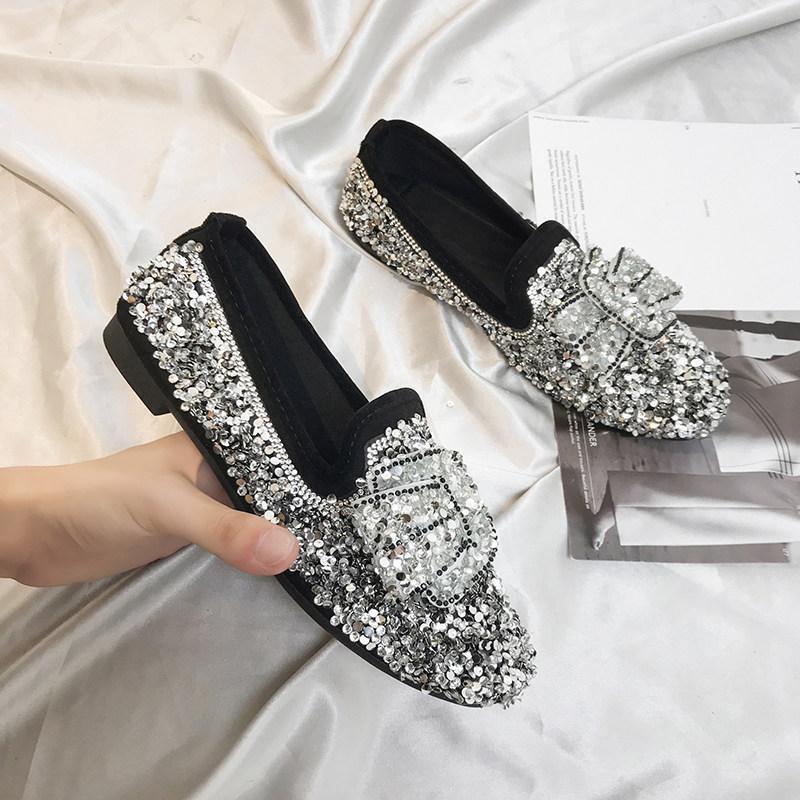 Sassy lovertjes loafer flats