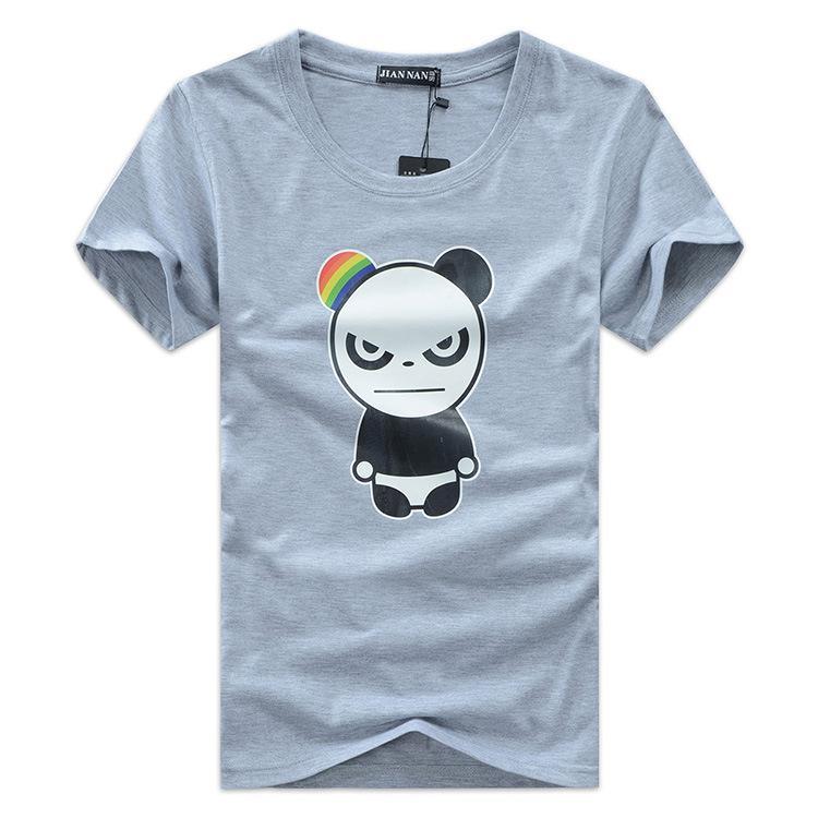 Camisa de panda arcoíris marcada