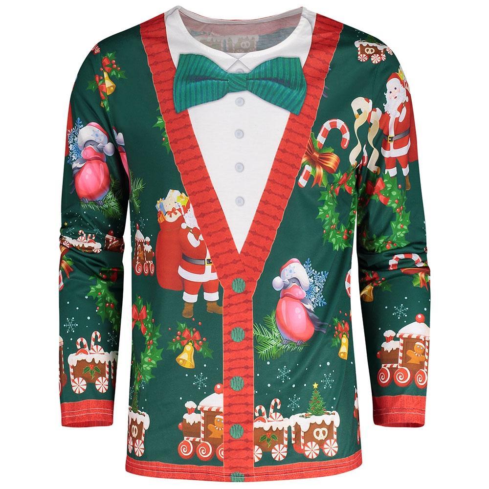 Green Bow Tie Christmas Shirt-Green-Theone Apparel