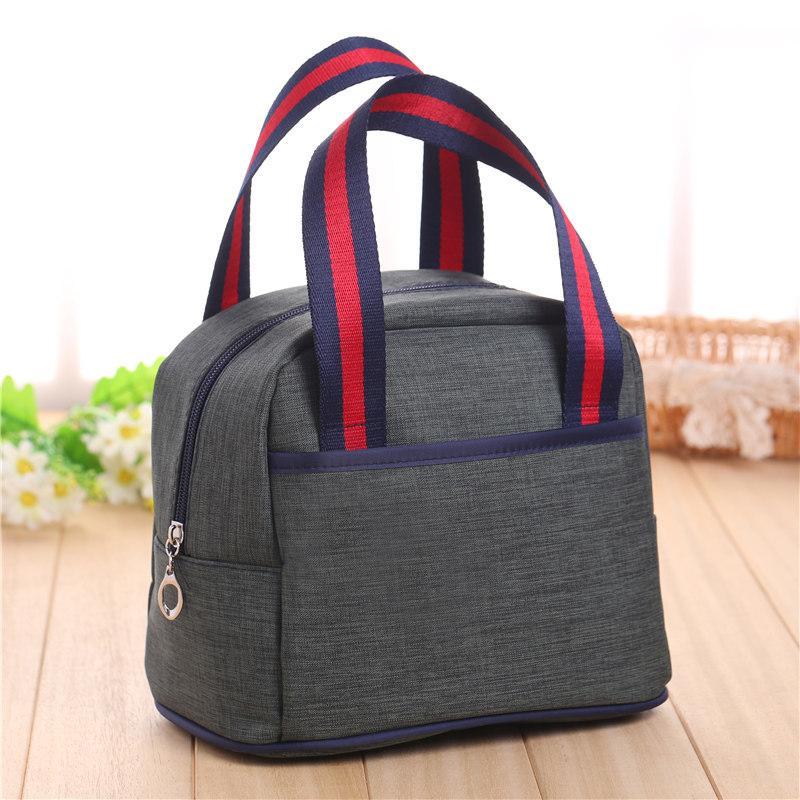 Medium Round Top Zipper Tote