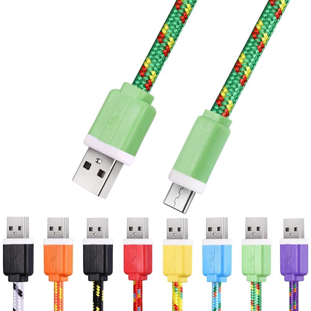 Cable cargador micro USB para teléfonos inteligentes Android