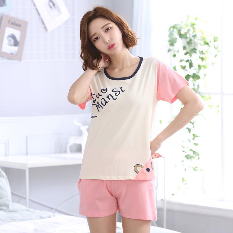 Urso feliz 2pc Sleepwear Conjunto