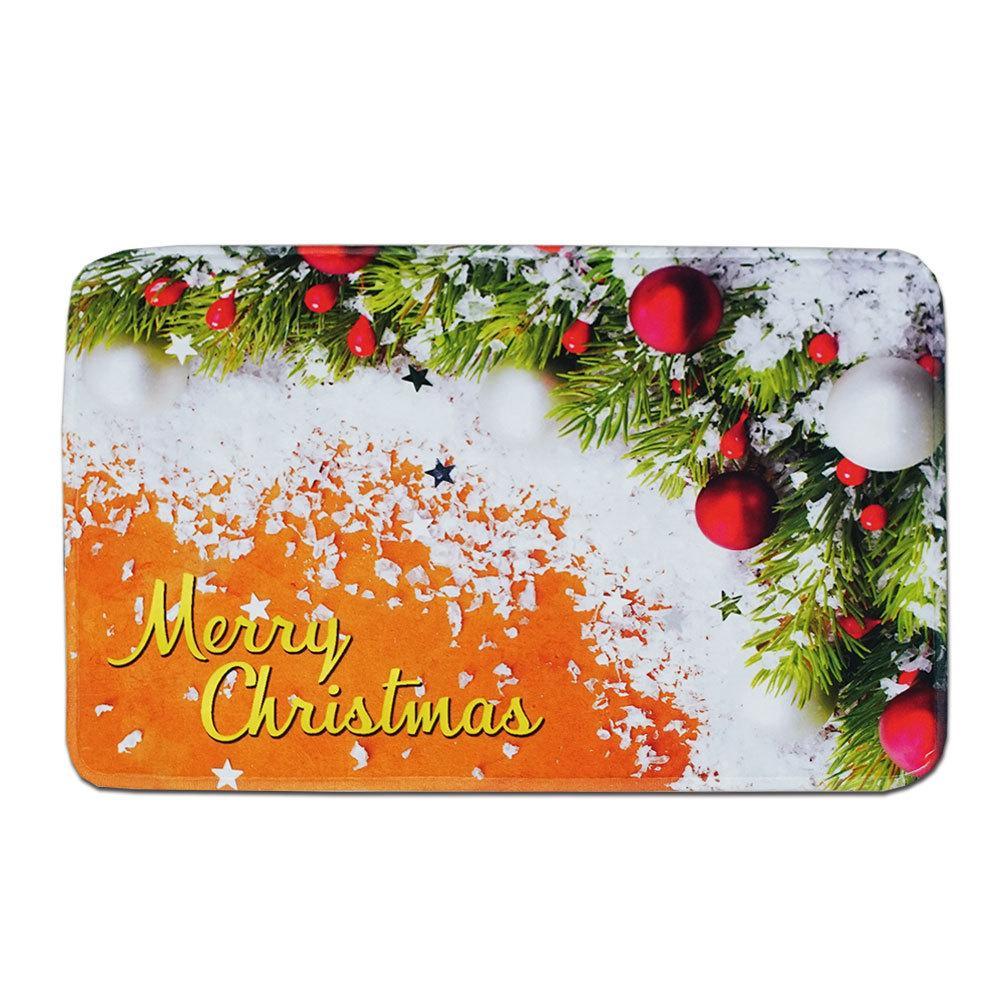 Holiday Cheer Christmas Greetings Door Mat-621-0054-S5-Theone Apparel