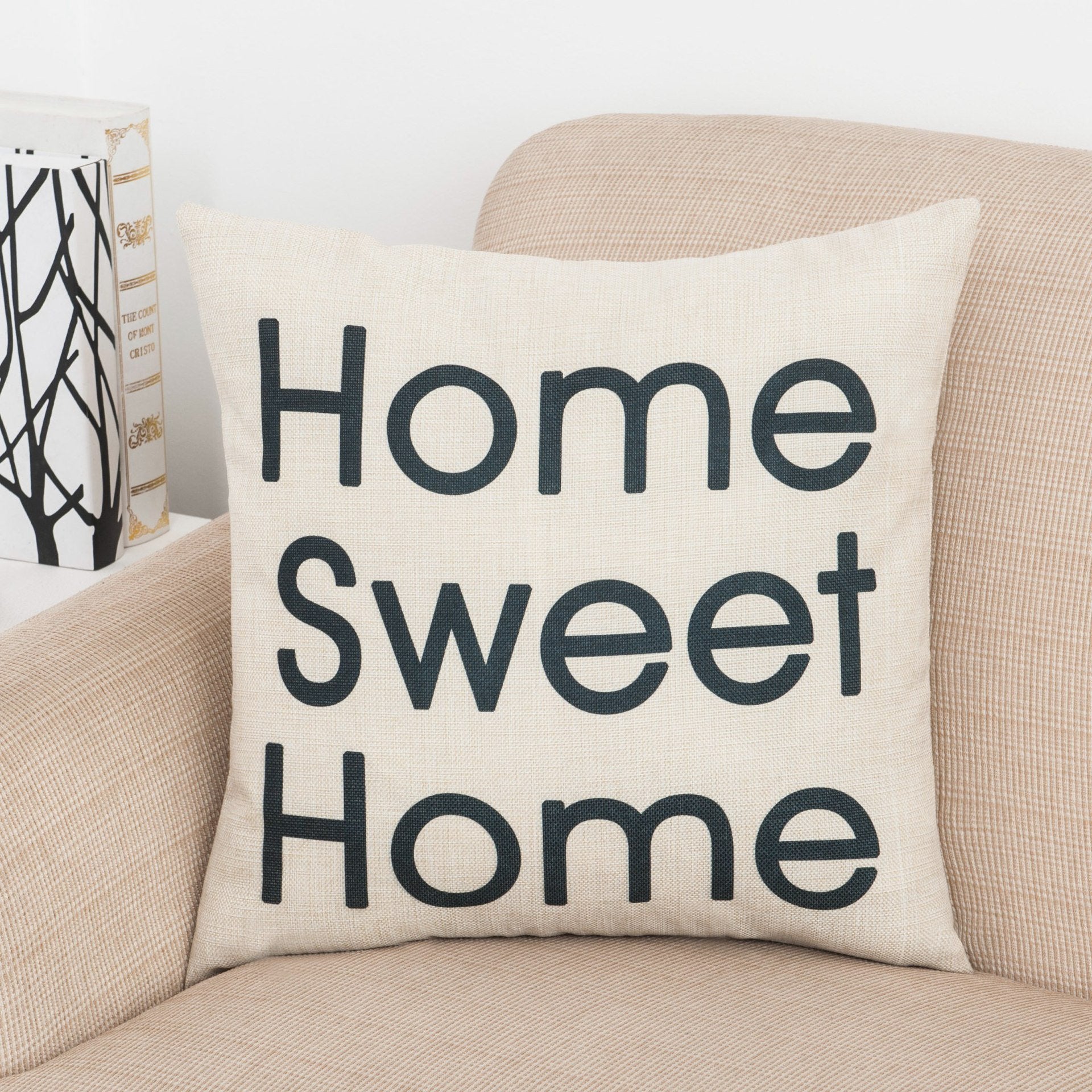 Home Sweet Home Square Pillow Cover