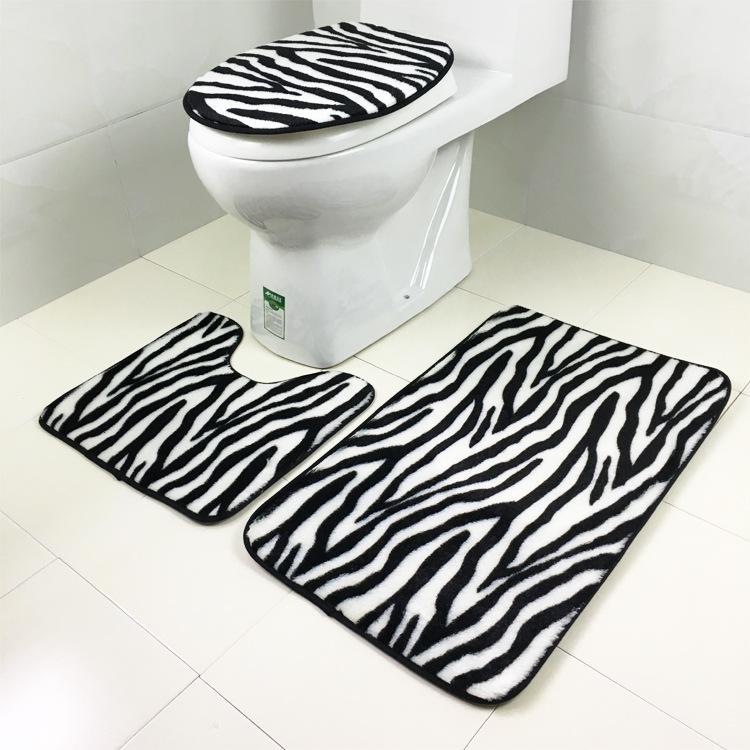 In the Wild Animal Print Bath Mat Set-621-0010-S2-Theone Apparel