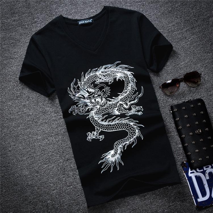 Kiss of the Dragon Graphic Tee-Black-Theone Apparel
