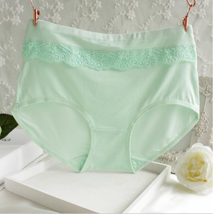 Lace Ruffle Nude High Rise Panty-Light Green-Theone Apparel