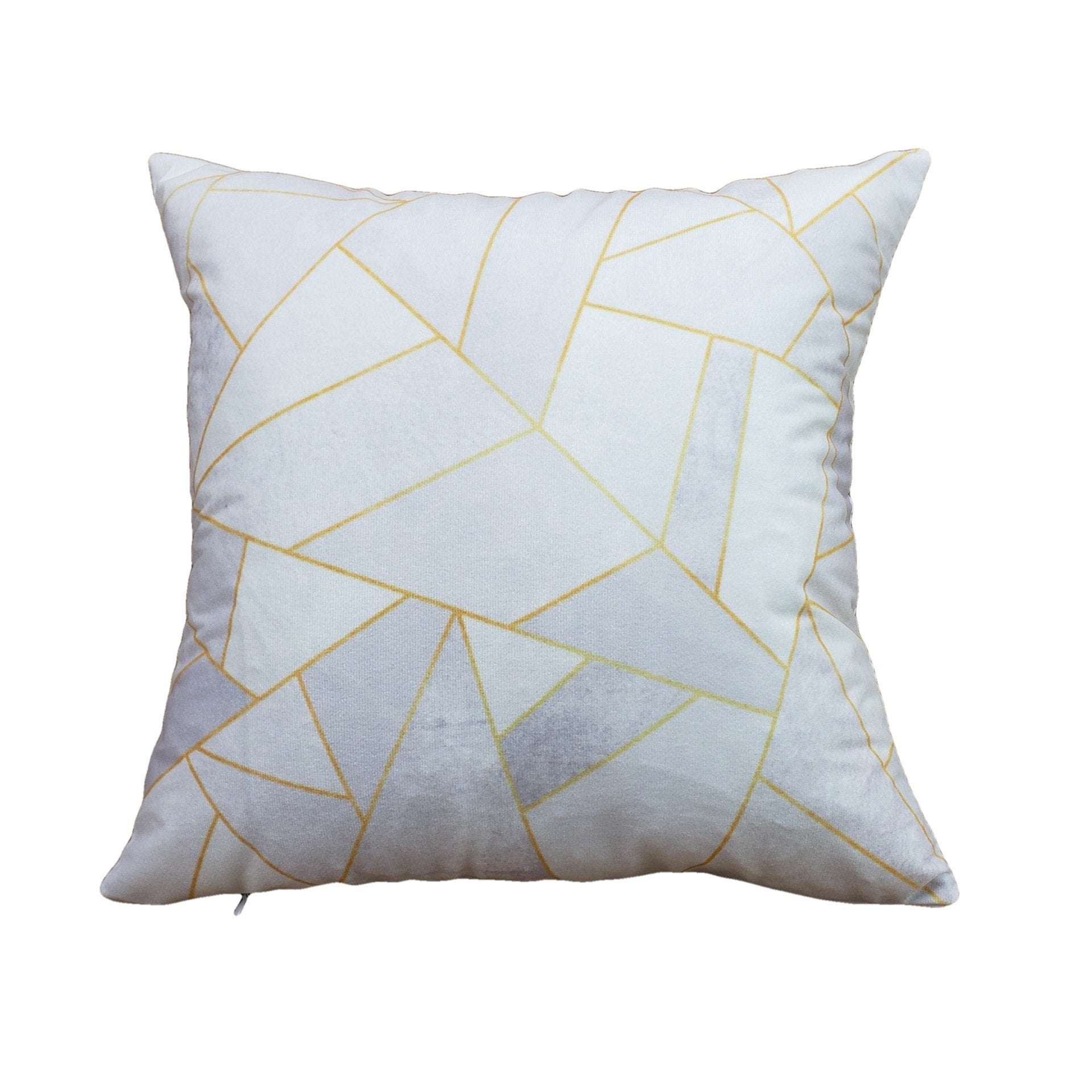 Luxurious Geo Spliced Pillow Covers