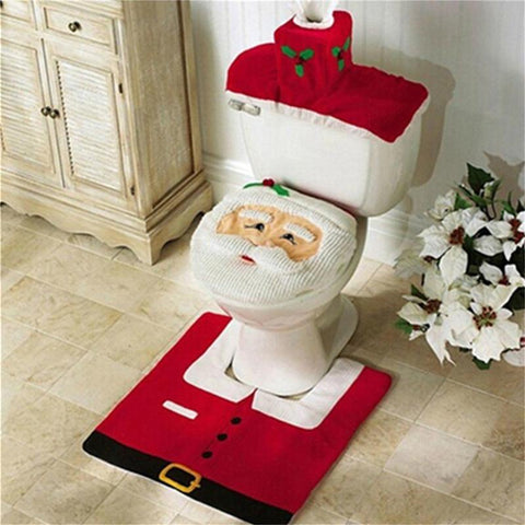 Merry Christmas Decorative Bathroom Set