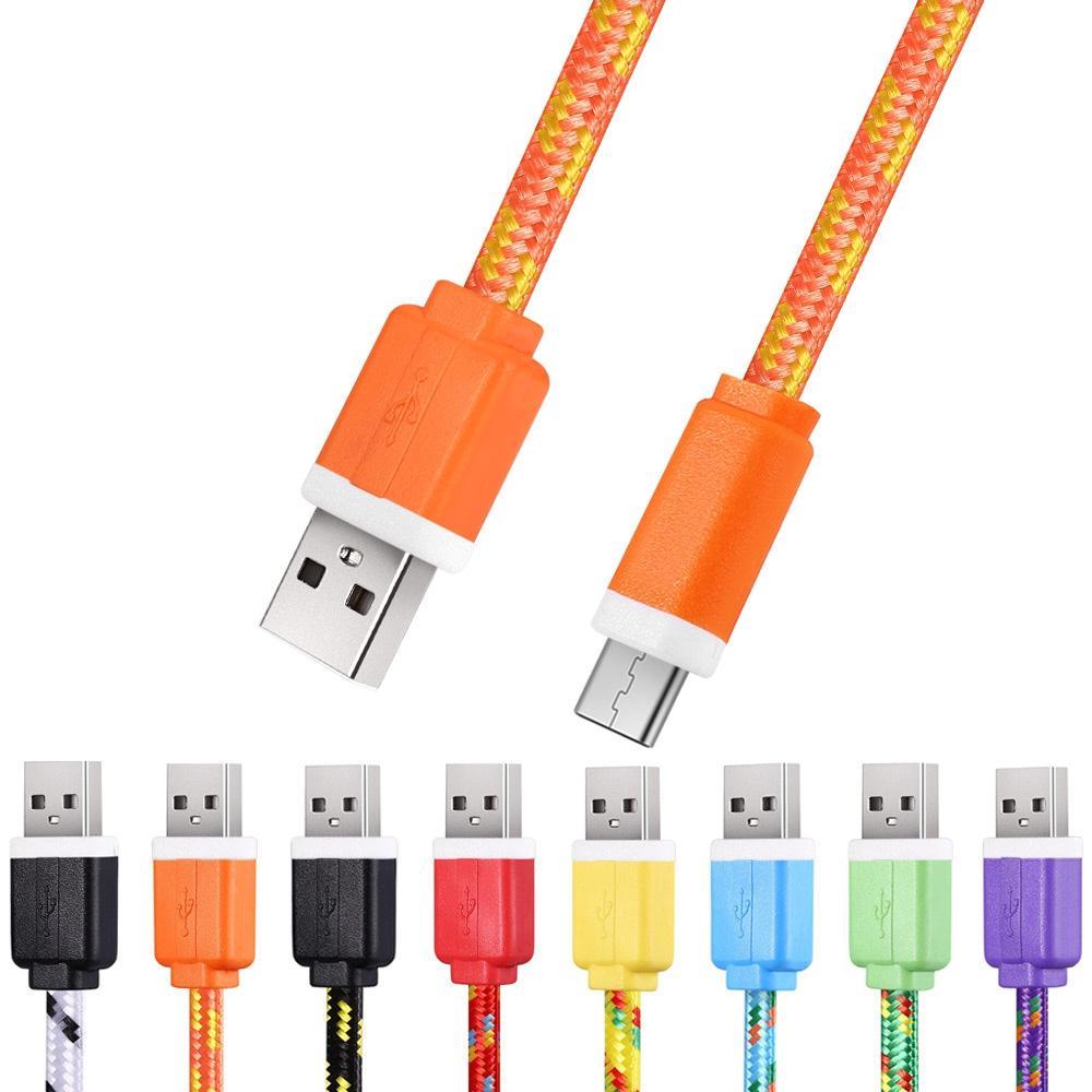 Micro USB Charger Cord for Android Smartphones-Orange-Theone Apparel