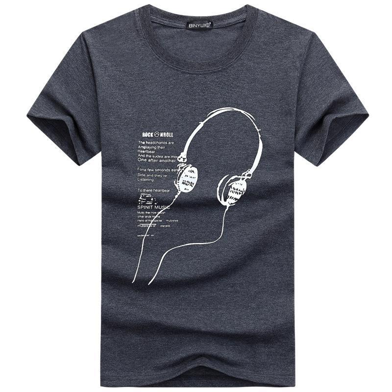 Musik ist Leben-Kopfhörer-Shirt