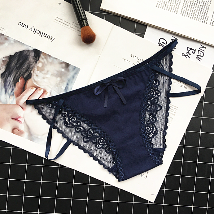 Lace Detailed Full Coverate panties with Ribbon Details