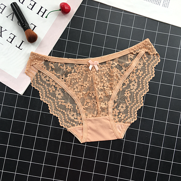 See Through Lace Briefs Style Panties