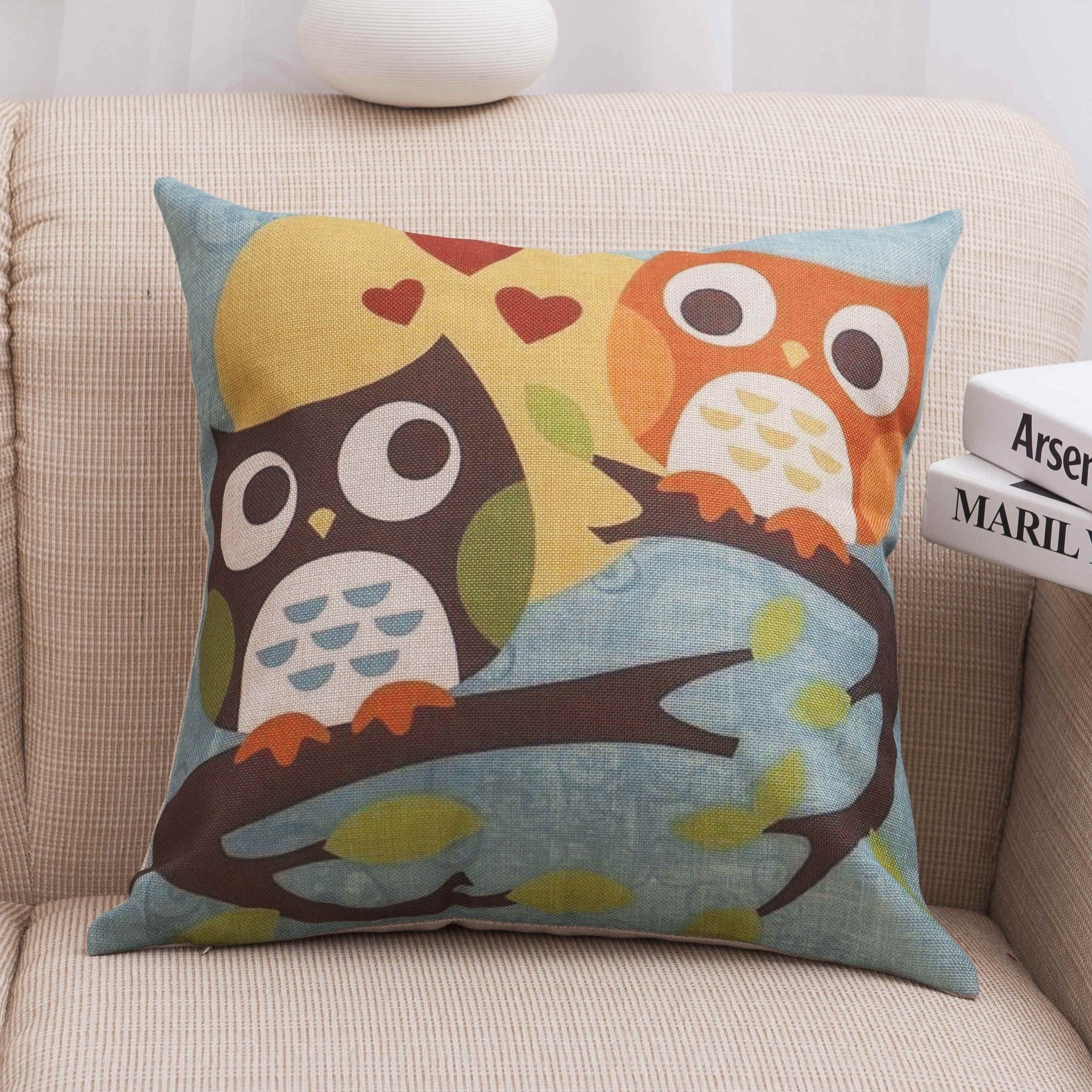 البومة Cuties Kids Square Pillow Cover