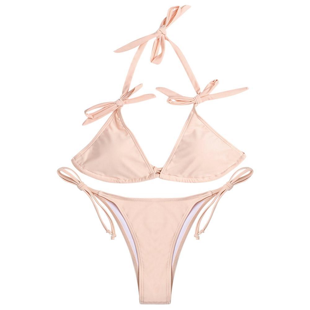 Set di bikini da donna Bowknot imbottito