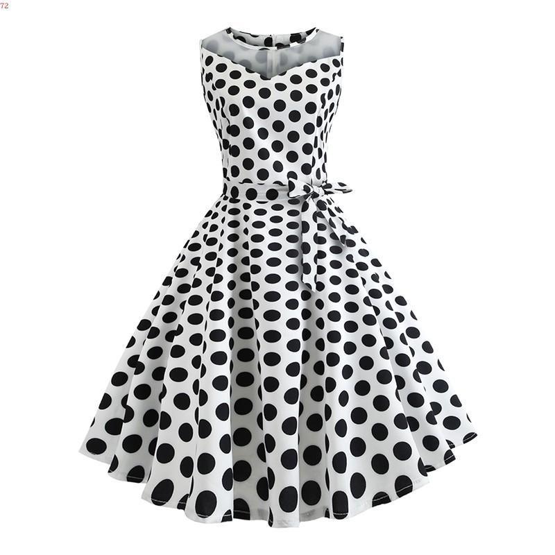 Pop Trends Polka Dot Print Dress