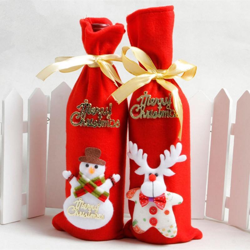 Merry Christmas Wine Bottle Covers