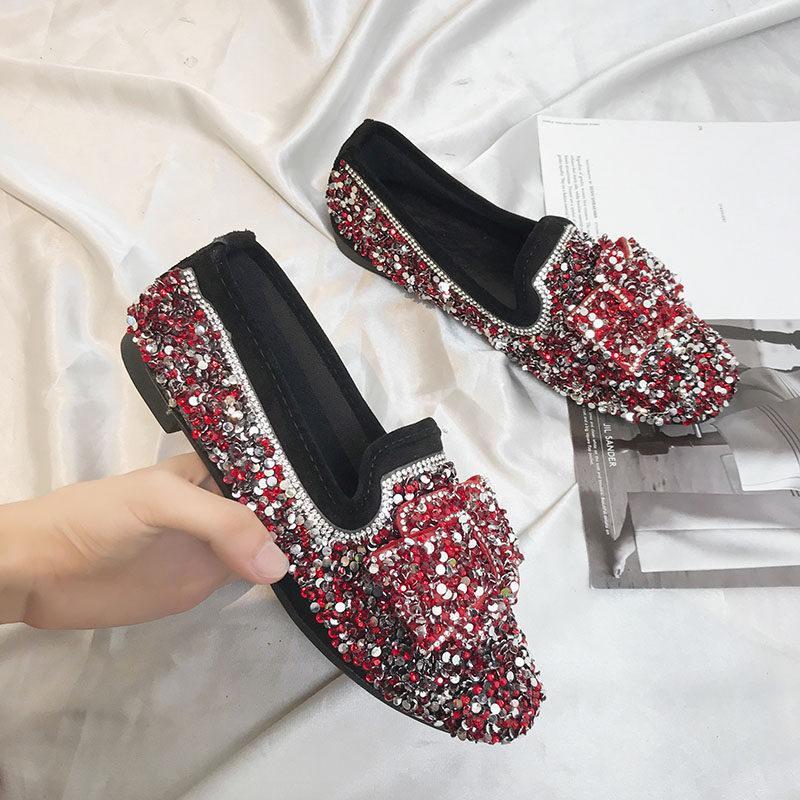 Sassy Flat Loafer Sequined