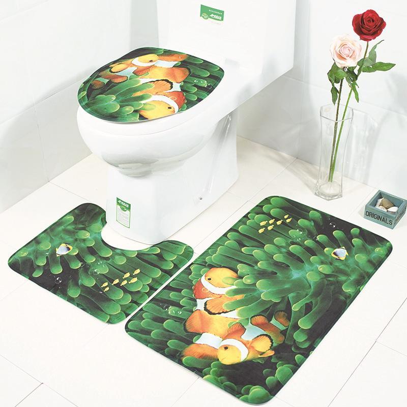 Scenes From Nature Bathroom Rug Set