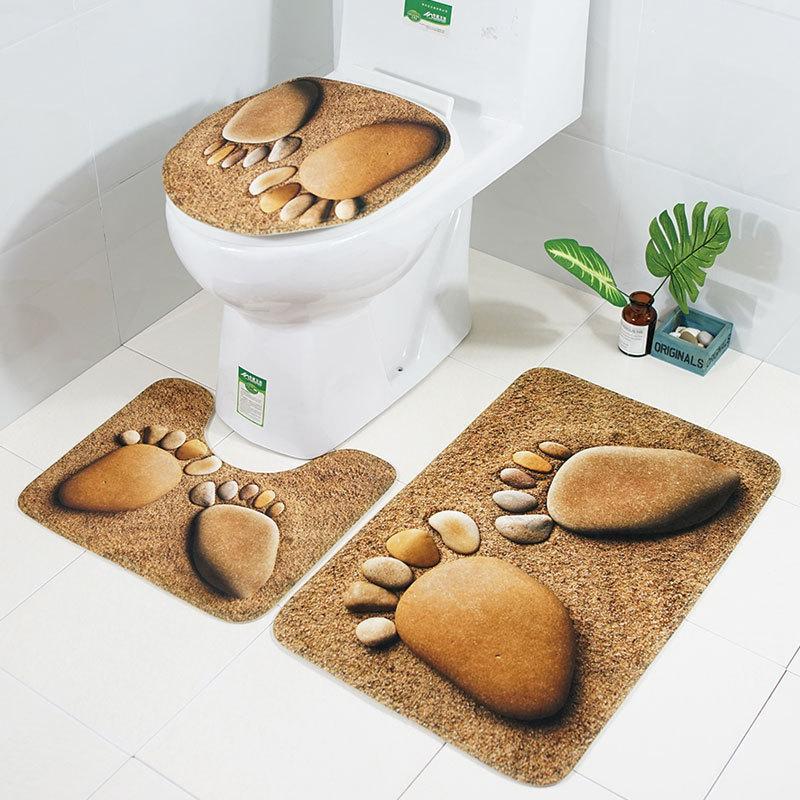 Nature Bathroom Rugセットのシーン