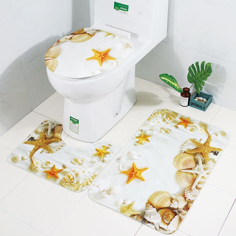 Scenes From Nature Bathroom Rug Set-621-0003-S27-Theone Apparel