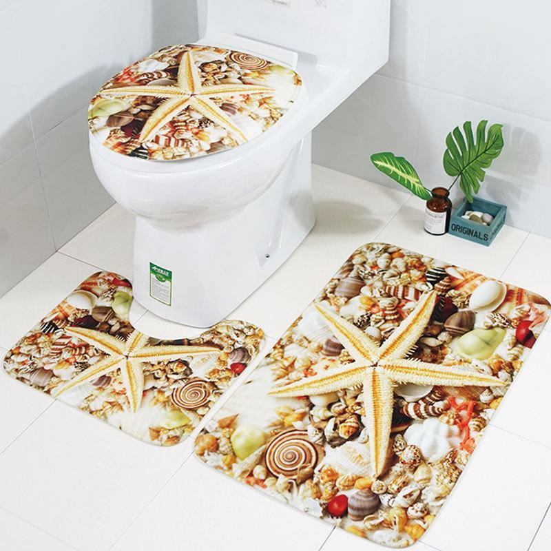 Nature Bathroom Rugセットのシーン