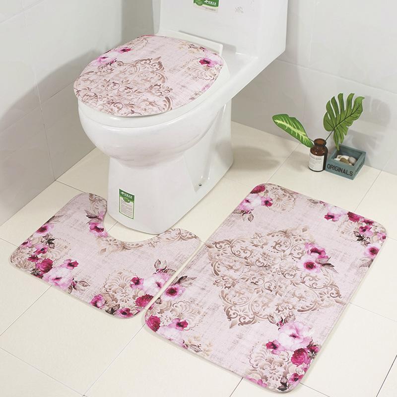 Nature Bathroom Rugセットのシーン