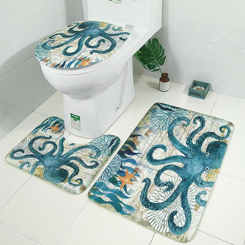 Nature Bathroom Rugセットのシーン