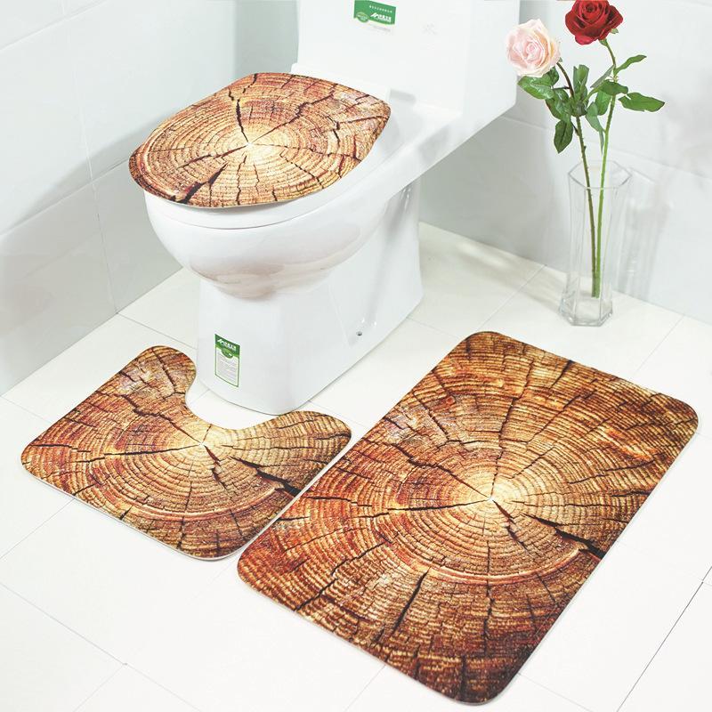 Nature Bathroom Rugセットのシーン